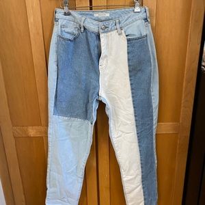 PacSun Patchwork Mom Jeans